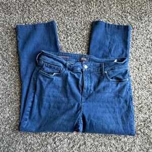 NYDJ Lift x Tuck Marilyn Straight Jeans Sz 12 inseam 24”